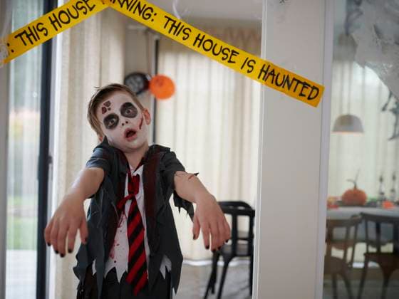 Boy in zombie costume , model released Copyright: xJohnerxImagesx , johner2311487.jpg 
