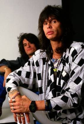 Portrait of Steven Tyler and Joe Perry of Aerosmith photographed in September 1987. Tim Jarvis Retna UK. Credit all Uses *Unbylined uses will incur an additional discretionary fee!* Portrait of Steven Tyler and Joe Perry of Aerosmith photographed in September 1987. Tim Jarvis Retna UK. Credit all Uses, Credit:Tim Jarvis Retna UK Avalon  Copyright: xTimxJarvisx xRetnaxUKx xAvalonx 0536767670