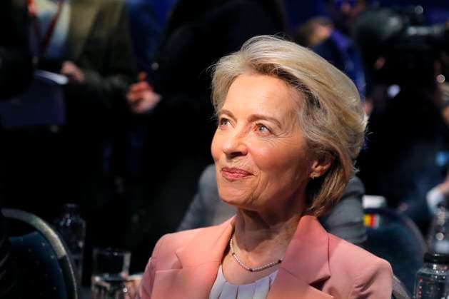 (240307) -- BUCHAREST, March 7, 2024 -- European Commission President Ursula von der Leyen attends the opening of the European People s Party (EPP) Congress in Bucharest, Romania, March 6, 2024. The EPP, the European Parliament s main center-right grouping, has proposed major changes to the European Union s asylum system, including the possibility of deporting asylum seekers to safe third countries. (Photo by Xinhua) ROMANIA-BUCHAREST-EUROPEAN PEOPLE S PARTY CONGRESS CristianxCristel 