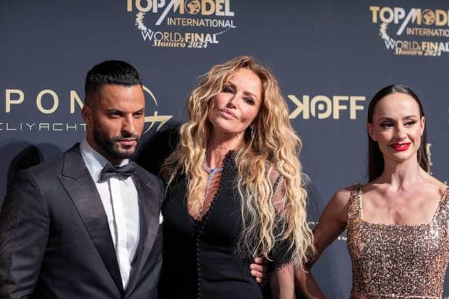 Top Model International Final 2024 Ceremony - Monaco Ricky Whittle and Adriana Karembeu during the Top Model International Final 2024 Ceremony at Sporting Of Monte-Carlo, Salle des Ã toiles on March 9, 2024 in Monte-Carlos, France. Photo by Cyril Chateau ABACAPRESS.COM Monaco Moldova  Copyright: xChateauxCyril ABACAx