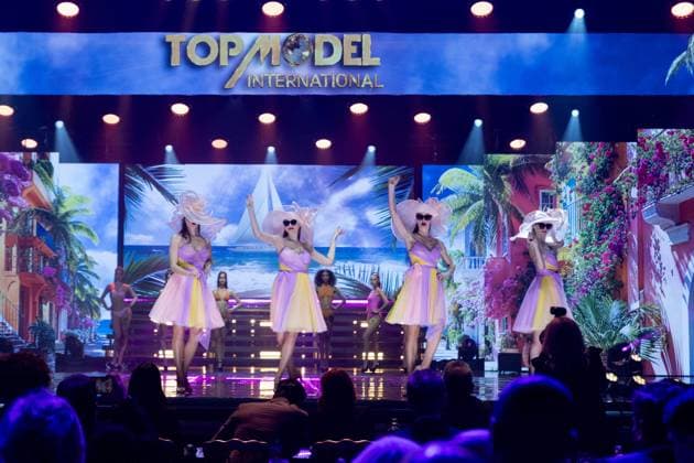 Top Model International Final 2024 Ceremony - Monaco Show during the Top Model International Final 2024 Ceremony at Sporting Of Monte-Carlo, Salle des Ã toiles on March 9, 2024 in Monte-Carlos, France. Photo by Cyril Chateau ABACAPRESS.COM Monaco Moldova  Copyright: xChateauxCyril ABACAx