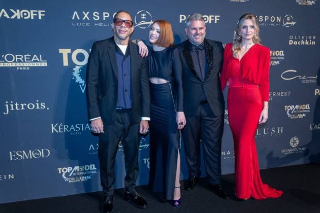 Top Model International Final 2024 Ceremony - Monaco Joey Star, Elodie Frege during the Top Model International Final 2024 Ceremony at Sporting Of Monte-Carlo, Salle des Ã toiles on March 9, 2024 in Monte-Carlos, France. Photo by Cyril Chateau ABACAPRESS.COM Monaco Moldova  Copyright: xChateauxCyril ABACAx