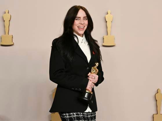March 10, 2024, Hollywood, California, U.S.: Billie Eilish in the Press Room during the 96th Academy Awards, presented by the Academy of Motion Picture Arts and Sciences (AMPAS), at the Dolby Theatre in Hollywood. Hollywood U.S. - ZUMAb173 20240310_aap_b173_143 Copyright: xBillyxBennightx