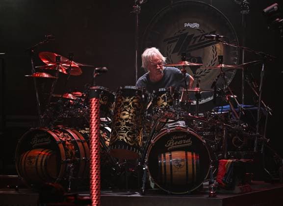 ZZ Top perform during The Sharp Dressed Simple Man Tour at Hard Rock Live held at the Seminole Hard Rock Hotel & Casino. Featuring: Frank Beard Where: Hollywood, Florida, United States When: 10 Mar 2024 Credit: Robert Bell INSTARimages EDITORIAL USE ONLY. NOT FOR USE BY NEWSPAPERS BASED IN THE UK. Copyright: xLarryxMaranox 53559275