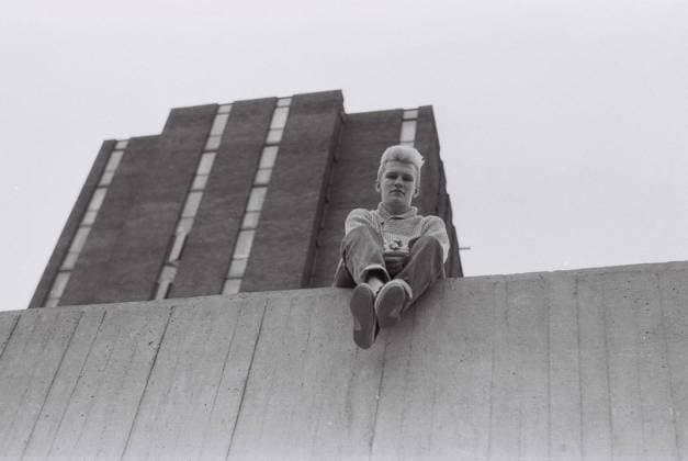 Essex University student on campus,1983. Essex University student on campus,1983., Credit:Mark Charnock Avalon UK  Copyright: xMarkxCharnockx xAvalonx 0531871331