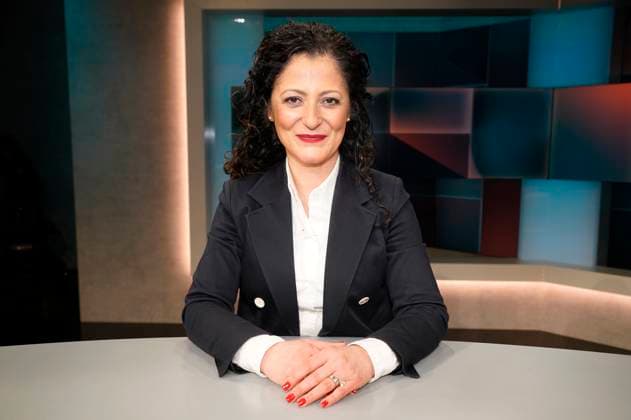 Cansel Kiziltepe on the ARD talk show hart aber fair in Studio Adlershof Berlin, 11 03 2024 Foto:xT.xBartillax xFuturexImagex hart_fair_4312