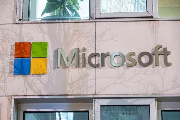 Microsoft In Brussels Microsoft logo at the building of the offices of Microsoft Technology Center Brussels in Rue Montoyer during the night in Brussels, Belgium on February 1, 2024. Microsoft Corporation is an American multinational corporation and technology company based in Redmond Washington in the USA. Brussels Belgium  Copyright: xNicolasxEconomoux originalFilename: economou-notitle240201_npgDm.jpg