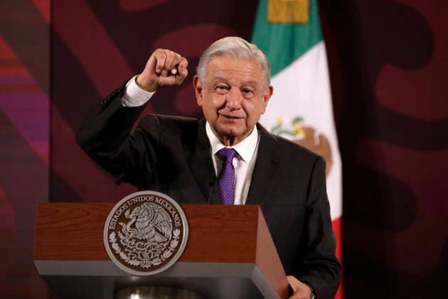 Mexico s President Lopez Obrador Health Pulse report March 12, 2024, Mexico City, Mexico: The president of Mexico, Andres Manuel Lopez Obrador gestures while speak during the a briefing conference at the National Palace. on March 12, 2024 in Mexico City, Mexico (Photo by Luis Barron Eyepix Group) Copyright: xLuisxBarronx xEyepixxGroupx LB_12032024_114077