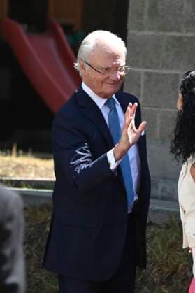 Swedish Royals Visit Mexico - Day 2 March 13, 2024, Mexico City, Mexico: Swedish King Carl XVI Gustaf leaving after their visit to the SOS Children?s Villages on the second day of the Swedish State visit to Mexico. on March 13, 2024 in Mexico City, Mexico. (Photo by Carlos Tischler Eyepix Group ABACAPRESS.COM) Mexico City Mexico  Copyright: xTischlerxCarlos Eyepix ABACAx