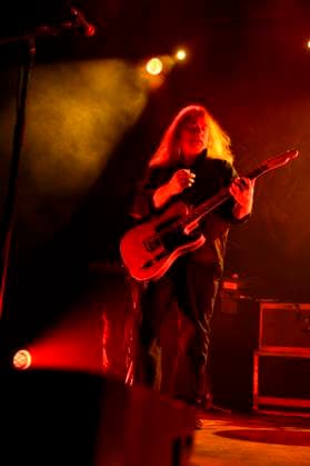 New Model Army concert in Berlin On 13 03 2024 the British rock band New Model Army played a concert at Berlins Huxleys Neue Welt Here in the picture guitarist Dean White , Berlin Berlin Germany Neukölln