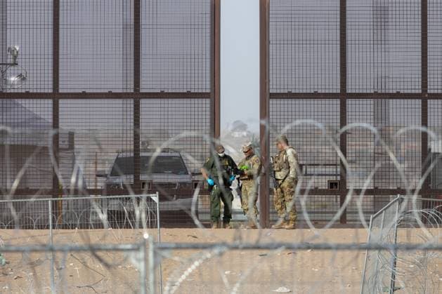 March 13, 2024, Auburn Hills, Michigan, USA: Hundreds of migrants, mainly from Venezuela, are seen crossing the border in Ciudad JuoÂ¡rez, Chihuahua, Mexico. They use a rope to traverse the deep Rio Grande, aiming to avoid detection by the Texas National Guard and later surrender to the Border Patrol. Their goal is to initiate an asylum request process in hopes of starting a new life Auburn Hills USA - ZUMAp241 20240313_zip_p241_031 Copyright: xDavidxPeinadox