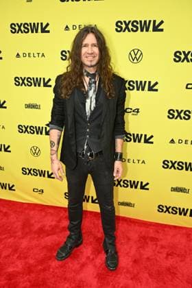 March 14, 2024, Austin, Tx, United States of America: Bon Jovi guitarist PHIL X on the red carpet for the premier of Thank You, Goodnight: The Bon Jovi Story during the South by Southwest Film and Music Festival on March 14, 2024 at the Paramount Theater in Austin, Texas. Austin United States of America - ZUMAw132 20240314_zap_w132_039 Copyright: xTomxWalkox