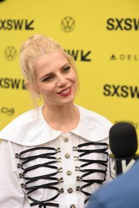 March 14, 2024, Austin, Tx, United States of America: Actress LUCY BOYNTON on the red carpet for the premier of The Greatest Hits during the South by Southwest Film and Music Festival on March 14, 2024 at the Paramount Theater in Austin, Texas. Austin United States of America - ZUMAw132 20240314_zap_w132_059 Copyright: xTomxWalkox