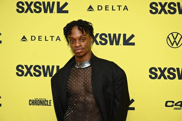 March 14, 2024, Austin, Tx, United States of America: Actor AUSTIN CRUTE on the red carpet for the premier of The Greatest Hits during the South by Southwest Film and Music Festival on March 14, 2024 at the Paramount Theater in Austin, Texas. Austin United States of America - ZUMAw132 20240314_zap_w132_064 Copyright: xTomxWalkox