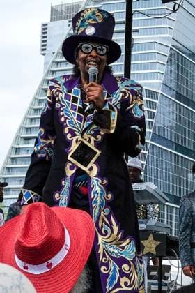 Bootsy Collins live at the SXSW Conference Festival 2024 on the Lady Bird Lake stage Austin, 15 03 2024 Foto:xJ.xAlexanderx xFuturexImagex collins_4203