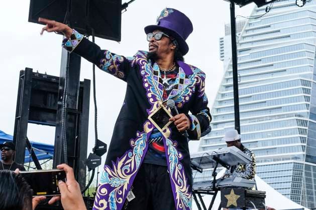 Bootsy Collins live at the SXSW Conference Festival 2024 on the Lady Bird Lake stage Austin, 15 03 2024 Foto:xJ.xAlexanderx xFuturexImagex collins_4207