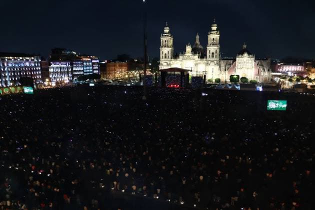 Julieta Venegas ‘Tiempo de Mujeres’ Concert March 16, 2024, Mexico City, Mexico: Mexican singer Julieta Venegas performs during a free concert at Mexico City Zocalo as part of the Tiempo de Mujeres Festival. on March 16, 2024, Mexico City, Mexico. (Photo by Carlos Santiago Eyepix Group) Copyright: xCarlosxSantiago xEyepixxGroupx CS_16032024_114420