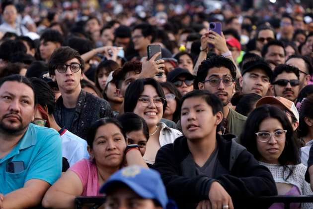 Time for Women: Festival for Equality Concert March 16, 2024, Mexico City, Mexico: Hundred of people attend at Mexico City Zocalo to enjoy the free concert as part of the Time for Women: Festival for equality. on March 16, 2024 in Mexico City, Mexico (Photo by Luis Barron Eyepix Group) Copyright: xLuisxBarronx xEyepixxGroupx LB20240316J2