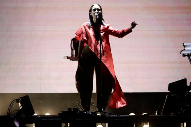 Time for Women: Festival for Equality Concert March 16, 2024, Mexico City, Mexico: Singer Julieta Venegas, performs during a free concert as part of the Time for Women: Festival for equality at the Mexico City Zocalo. on March 16, 2024 in Mexico City, Mexico (Photo by Luis Barron Eyepix Group) Copyright: xLuisxBarronx xEyepixxGroupx LB20240316J12