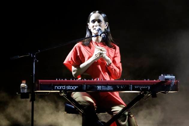 Time for Women: Festival for Equality Concert March 16, 2024, Mexico City, Mexico: Singer Julieta Venegas, performs during a free concert as part of the Time for Women: Festival for equality at the Mexico City Zocalo. on March 16, 2024 in Mexico City, Mexico (Photo by Luis Barron Eyepix Group) Copyright: xLuisxBarronx xEyepixxGroupx LB20240316J14