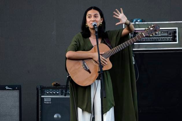 Entertainment Bilder des Tages Time for Women: Festival for Equality Concert March 16, 2024, Mexico City, Mexico: Singer Laura Itandehui, performs during a free concert as part of the Time for Women: Festival for equality at the Mexico City Zocalo. on March 16, 2024 in Mexico City, Mexico (Photo by Luis Barron Eyepix Group) Copyright: xLuisxBarronx xEyepixxGroupx LB20240316J0