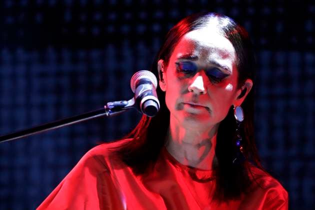 March 16, 2024, Mexico City, Ciudad de Mexico, Mexico: March 16, 2024, Mexico City, Mexico: Singer Julieta Venegas, performs during a free concert as part of the Time for Women: Festival for equality at the Mexico City Zocalo. on March 16, 2024 in Mexico City, Mexico Mexico City Mexico - ZUMAe321 20240316_zea_e321_011 Copyright: xLuisxBarronx xEyepixxGroupx