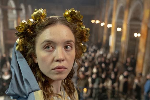 Sydney Sweeney USA. Sydney Sweeney in the (C)Neon new film: Immaculate (2024) . Plot: Cecilia, a woman of devout faith, is warmly welcomed to the picture-perfect Italian countryside where she is offered a new role at an illustrious convent. But it becomes clear to Cecilia that her new home harbors dark and horrifying secrets. LMK106-J10618-150324 Supplied by LMKMEDIA. Editorial Only. Landmark Media is not the copyright owner of these Film or TV stills but provides a service only for recognised Media outlets. 