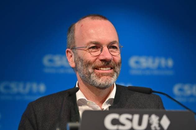 Manfred WEBER, Einzelbild,angeschnittenes Einzelmotiv,Portraet,Portrait,Porträt. Pressekonferenz nach Vorstandssitzung des CSU Praesidiums in der CSU Landesleitung in Muenchen am 18.03.2024. *** Manfred WEBER, single image, cropped single motif, portrait, portrait, portrait press conference after board meeting of the CSU presidium at the CSU state leadership in Munich on 18 03 2024