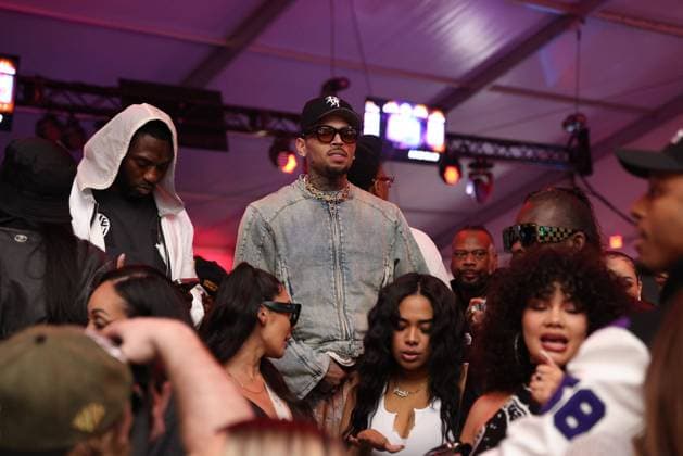 Celebrities party at Loud Club on Day 4 Of Rolling Loud LA 2024 Featuring: Chris Brown Where: Los Angeles, California, United States When: 17 Mar 2024 Credit: Seth Browarnik INSTARimages EDITORIAL USE ONLY. NOT FOR USE BY NEWSPAPERS BASED IN THE UK. Copyright: xx 53579203