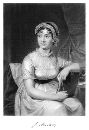 JANE AUSTEN (1775-1817). English novelist. Steel engraving, 19th century.  Copyright: xGRANGERx xGRANGERx 0003359