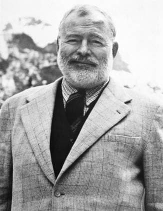 ERNEST HEMINGWAY (1899-1961). American writer.  Copyright: xGRANGERx xGRANGERx 0005095