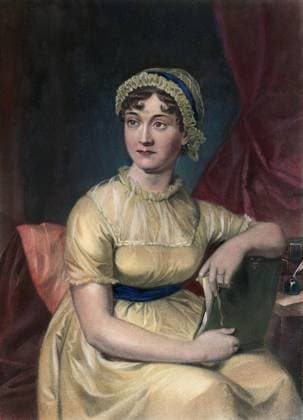 JANE AUSTEN (1775-1817). English novelist. Steel engraving, 19th century.  Copyright: xSarinxImagesx xGRANGERx 0008123