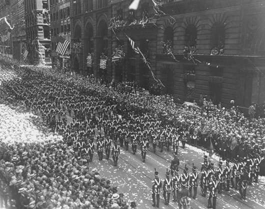 CHARLES A. LINDBERGH. (1902-1974). The ticker tape parade given Charles A. Lindbergh in New York City, 13 June 1927.  Copyright: xGRANGERx xGRANGERx 0012271