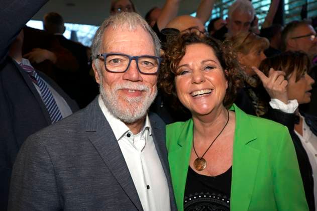 Wolfgang Trepper and Steffi Neu at the Recklinghäuser Hurz comedy award ceremony at the Ruhrfestspielhaus Recklinghausen, 18 03 2024 Foto:xT.xSchröerx xFuturexImagex hurz_4309