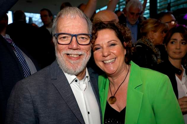 Wolfgang Trepper and Steffi Neu at the Recklinghäuser Hurz comedy award ceremony at the Ruhrfestspielhaus Recklinghausen, 18 03 2024 Foto:xT.xSchröerx xFuturexImagex hurz_4310