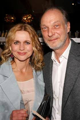 Christine Sommer with husband Martin Brambach at the Recklinghäuser Hurz comedy award ceremony at the Ruhrfestspielhaus Recklinghausen, 18 03 2024 Foto:xT.xSchröerx xFuturexImagex hurz_4343