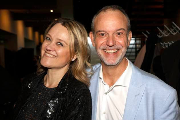 Lisa Feller and Rene Steinberg at the Recklinghäuser Hurz comedy award ceremony at the Ruhrfestspielhaus Recklinghausen, 18 03 2024 Foto:xT.xSchröerx xFuturexImagex hurz_4352