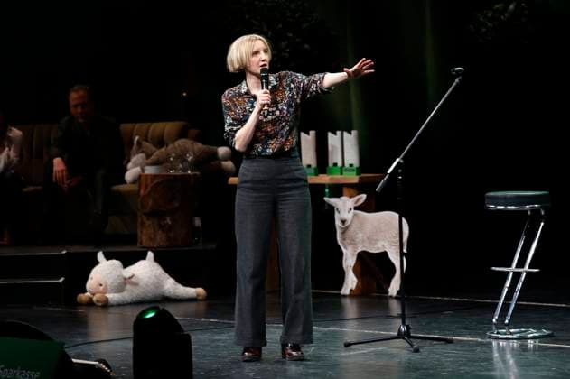 Shari Litt at the Recklinghäuser Hurz comedy award ceremony at the Ruhrfestspielhaus Recklinghausen, 18 03 2024 Foto:xT.xSchröerx xFuturexImagex hurz_4369