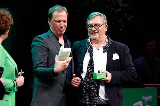 Achim Hagemann and Hape Kerkeling at the Recklinghäuser Hurz comedy award ceremony at the Ruhrfestspielhaus Recklinghausen, 18 03 2024 Foto:xT.xSchröerx xFuturexImagex hurz_4426