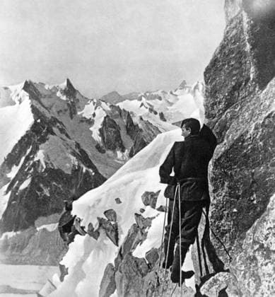GEORGE HERBERT MALLORY (1886-1924). British mountaineer. Photographed by G.W. Young in the French Alps.  Copyright: xGRANGERx xGRANGERx 0017325