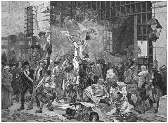 FRENCH REVOLUTION, 1789. The Storming of the Bastille, 14 July 1789. Wood engraving, 19th century, after the painting by Francois Flameng.  Copyright: xGRANGERx xGRANGERx 0018484