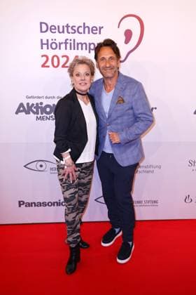 Tanja Schumann and Falk Willy Wild at the German Audio Film Award ceremony on 19 03 2024 in Berlin German Audio Film Award 2024 in Berlin