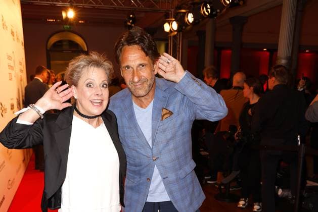 Tanja Schumann and Falk Willy Wild at the German Audio Film Award ceremony on 19 03 2024 in Berlin German Audio Film Award 2024 in Berlin