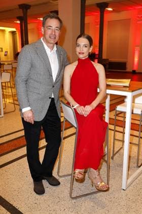 Jan Sosniok and Sina Martens at the German Audio Film Award ceremony on 19 03 2024 in Berlin German Audio Film Award 2024 in Berlin