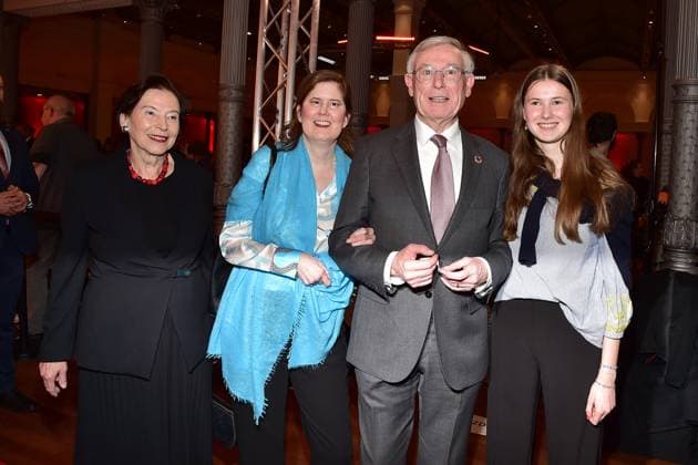 22 HörfilmPreis 2024 va Luise Köhler, DR ULRIKE KRISTINA KÖHLER, Horst Köhler, Helene Köhler,Granddaughter 22 German Audio Film Award 2024 at the Deutsche Telekom Representative Office in Berlin, on 19 03 2024 Photopress Mueller