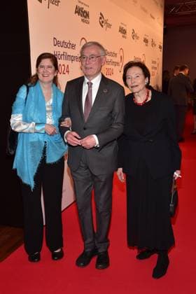 22 Hearing Film Award 2024 ONE MILLION MINUTES Eva Luise Köhler, DR ULRIKE KRISTINA KÖHLER, Horst Köhler, Federal President from 2004 2010 a D 22 German Hearing Film Award 2024 at the Deutsche Telekom Representative Office in Berlin, on 19 03 2024 Photopress Mueller