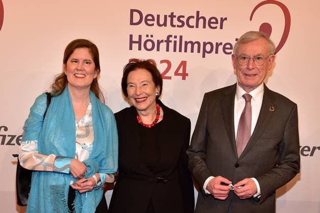 22 HörfilmPreis 2024 Eva Luise Köhler, DR ULRIKE KRISTINA KÖHLER, Horst Köhler, 22 German Audio Film Award 2024 at the Deutsche Telekom Representative Office in Berlin, on 19 03 2024 Photopress Mueller