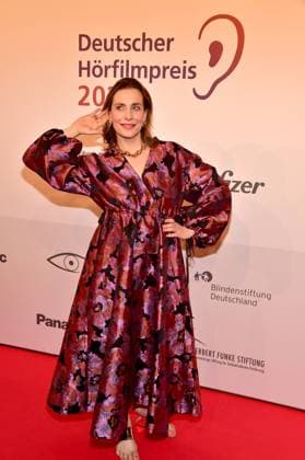22 HörfilmPreis 2024 Nadine Heidenreich, moderator of the evening 22 German Audio Film Award 2024 at Deutsche Telekoms Representative Office in Berlin, on 19 03 2024 Photopress Mueller