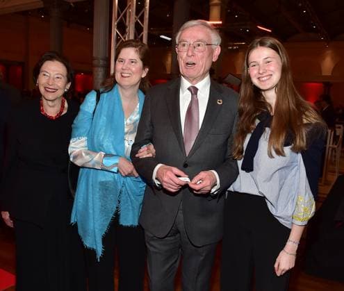 22 Audio Film Award 2024 ONE MILLION MINUTES Eva Luise Köhler, DR ULRIKE KRISTINA KÖHLER, Horst Köhler, Helene Köhler, granddaughter 22 German Audio Film Award 2024 at the Deutsche Telekom Representative Office in Berlin, on 19 03 2024 Photopress Mueller