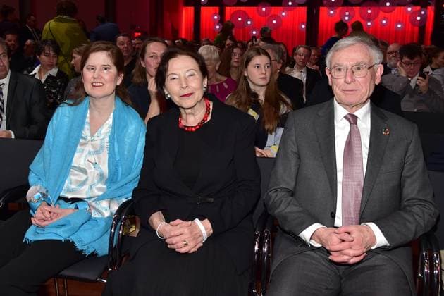 22 HörfilmPreis 2024 Eva Luise Köhler, DR ULRIKE KRISTINA KÖHLER, Horst Köhler 22 German Audio Film Award 2024 at the Deutsche Telekom Representative Office in Berlin, on 19 03 2024 Photopress Mueller